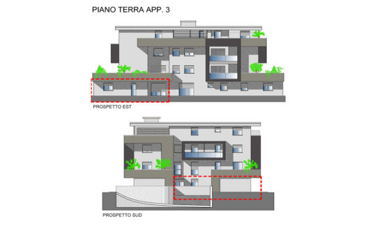 Crespellano app.to 3 camere con giardino