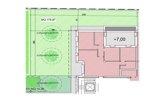 Crespellano app.to 3 camere con giardino