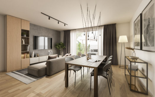 Ville indipendenti tutte al piano terra.