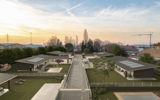 Castelfranco, nuove ville con piscina privata