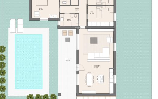 Castelfranco, nuove ville con piscina privata